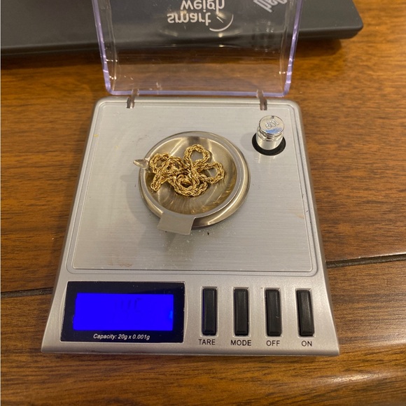 14kt Gold Rope Chain Bracelet - Picture 7 of 7